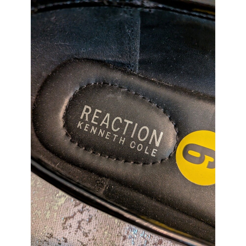 Kenneth Cole Reaction Elstree Ballet Flats Shoes Women’s 9 Black Patent Leather - Picture 2 of 7
